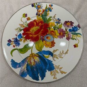 NWT Mackenzie-Child’s Flower Market Floral Decorative Serving Platter